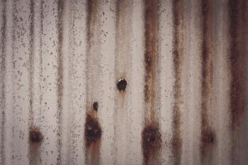 Corroded Corrugated Metal Texture