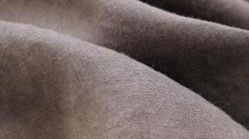Linen fabric of flax plant made for clothes close-up details 4K ...