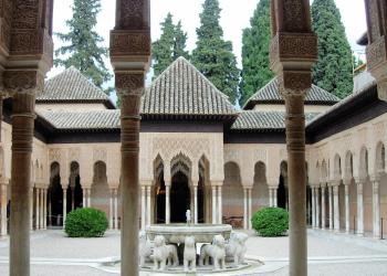 Court of the Lions. Alhambra de Granada