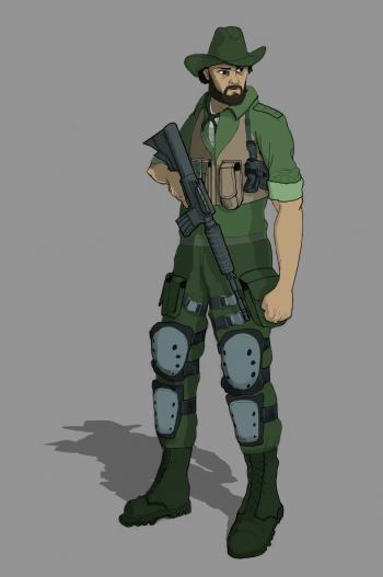 ArtStation - Soldier Cowboy, Abbas Ismail