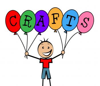 Crafts Balloons Indicates Bunch Male And Designing