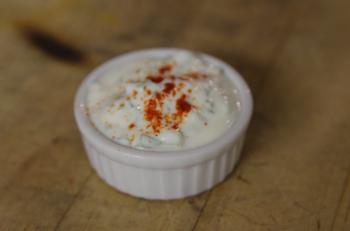 Cream With Chili Powder Toppings