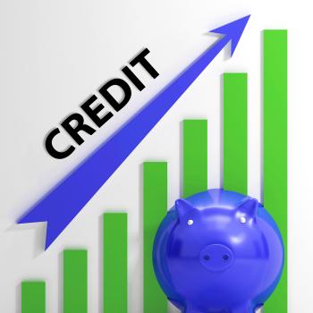 Credit Graph Means Financing Lending And Repayments
