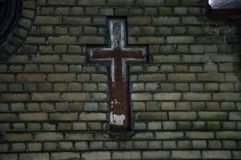 Cross in wall