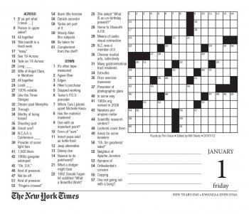 The New York Times Crossword Puzzles 2016 Day-to-Day Calendar ...