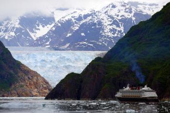Cruise Ship in Tracy Arm