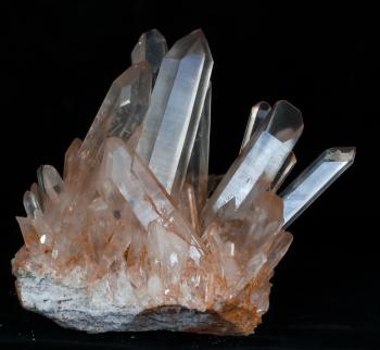 5.4" Tangerine Quartz Crystal Cluster - Madagascar For Sale (#32245 ...