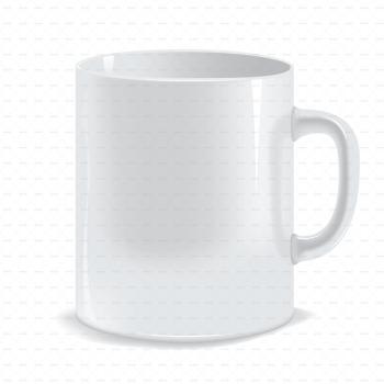 White Cup by Buriy | GraphicRiver