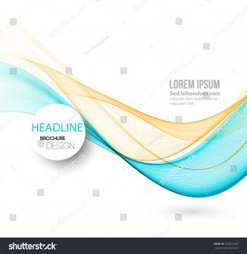Vector Abstract Color Curved Lines Background Stock Vector 294011807 ...