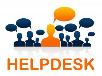 Customer Service Means Help Desk And Advice