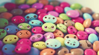 Cute Colorful Candy Desktop Wallpaper | WallpaperLepi