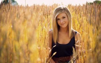 Cute Blonde Widescreen Wallpapers 20808 - Baltana