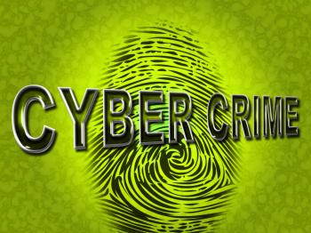 Cyber Crime Indicates Spyware Malware And Hackers