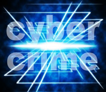 Cyber Crime Indicates World Wide Web And Felony
