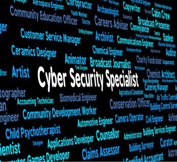 Cyber Security Specialist Shows World Wide Web And Employment