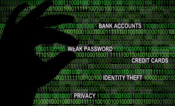 Cybersecurity - Weak Password Concept