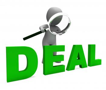 Deal Character Shows Deals Trade Contract Or Dealing