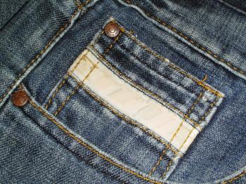 Denim Jeans Pocket Close-up