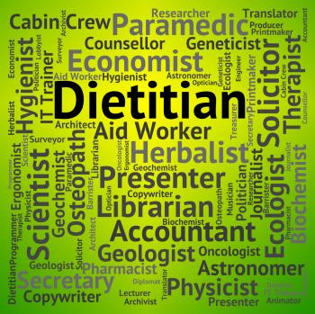 Dietitian Job Shows Position Occupations And Hiring