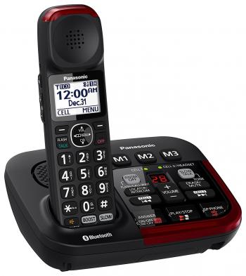 Amazon.com : Panasonic KX-TGM430B Link2Cell Bluetooth Amplified ...