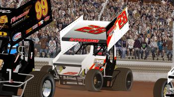 rFactor DirtWorks Designs Mod 410 Sprint Car at Lonestar Test Drive ...