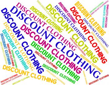 Discount Clothing Shows Garment Cheap And Text