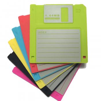 Floppy disk coasters / Boing Boing