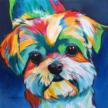 Shih Tzu Art Dog Art Shih Tzu Lovers Dog Lovers Gifts