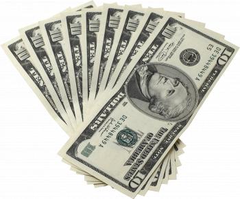 Dollar Bills Ten Money transparent PNG - StickPNG