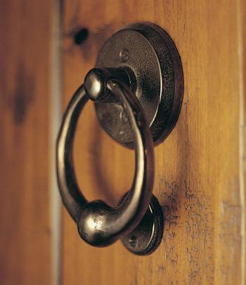 Round Door Knocker - 4" DK4 | Rocky Mountain Hardware