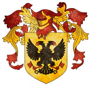 Double-Headed Eagle Grunge Emblem