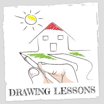 Drawing Lessons Means Designer Class And Creativity
