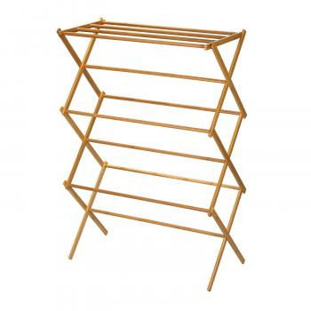 Amazon.com: Household Essentials 6524 Tall Indoor Folding Wooden ...