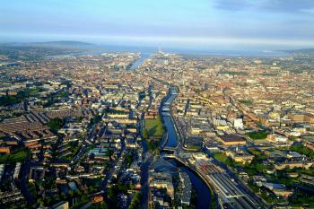 Dublin cityscape. - Imgur