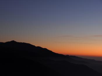 Dusk in Sequoia National Park (Panoramic