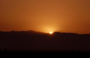 Early Morning Sunrise in California, USA