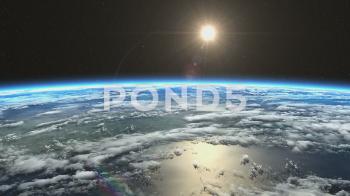 Sunrise from space. Earth from space. ~ Video Clip #53614322