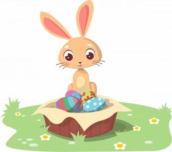 Clipart - Easter Bunny Illustration