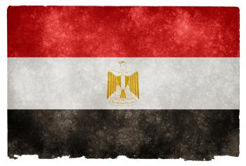 Egypt Grunge Flag