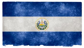 El Salvador Grunge Flag