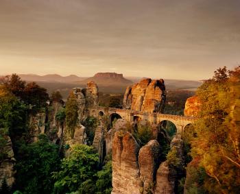 Bastei, Elbsandsteingebirge by Berthold Steinhilber. Buy pictures ...