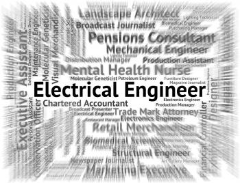 Electrical Engineer Shows Electricity Hiring And Mechanics