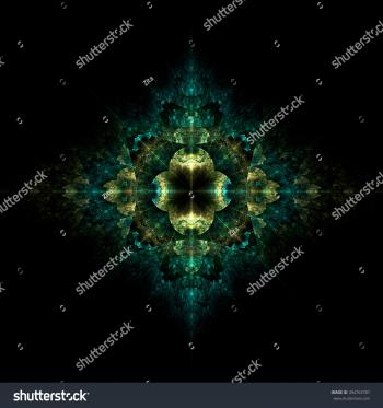 Abstract Fractal Elegant Filigreed Pattern Background Stock ...