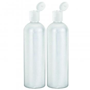 Empty Bottle BPA Free 16 Oz Plastic Shampoo Bottle HDPE Flip Cap ...
