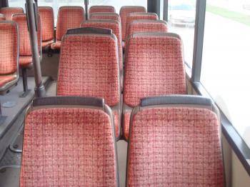 Empty bus seats