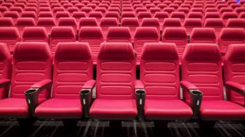 Empty seats in a movie theater Stock Video Footage - Videoblocks