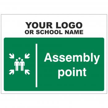 Assembly Point School Sign - Composite Board - School Information ...