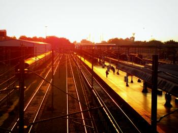 File:Kollam Junction railway station - An evening view.jpg ...