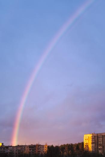Evening rainbow