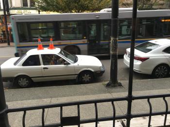 Ever think that guy with the cones on his car is undercover?